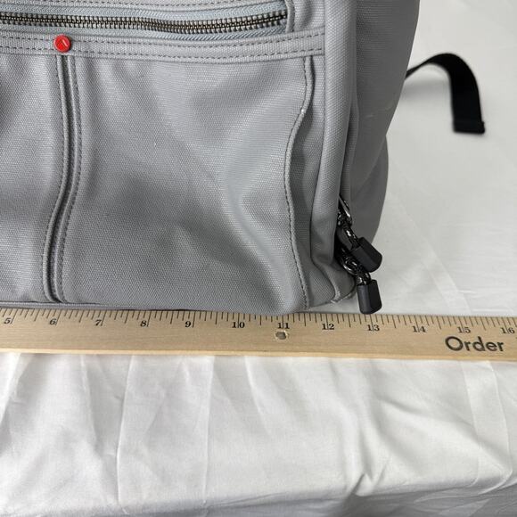 STATE Bags Backpack Frost Gray One Size Map Lining Laptop Sleeve Padded Straps